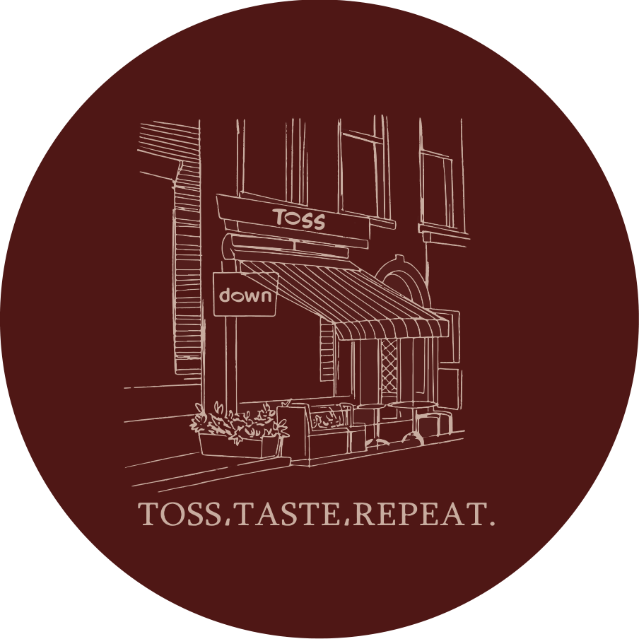 Toss Down café logo